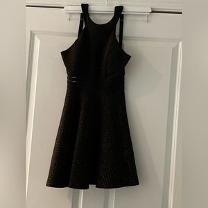 Black mini party dress size 3 city studio